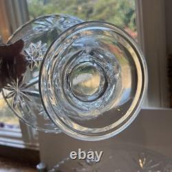 Outstanding EAPG 14 Pedestal Punch bowl Set Complete 28 pc scallop AH A+ Qual