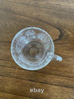 Pinwheel and Stars Glass Round Punch Bowl Set with 12 Matching Punch Cups