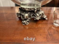 Pitman-Dreitzer 1545 Colony 27 Piece Silver Elegance Punch Bowl Set c1960s USA