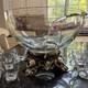 Pitman-Dreitzer Colony 14 Piece Silver Elegance Punch Bowl, Ladle, 12 Cups 60's