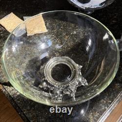 Pitman-Dreitzer Colony 14 Piece Silver Elegance Punch Bowl, Ladle, 12 Cups 60's
