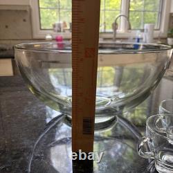 Pitman-Dreitzer Colony 14 Piece Silver Elegance Punch Bowl, Ladle, 12 Cups 60's