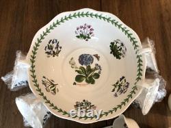 Portmeirion Botanic Garden Punch Bowl Set & Sugar Bowl Creamer