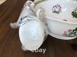 Portmeirion Botanic Garden Punch Bowl Set & Sugar Bowl Creamer