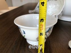 Portmeirion Botanic Garden Punch Bowl Set & Sugar Bowl Creamer