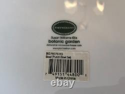 Portmeirion Botanic Garden Punch Bowl Set & Sugar Bowl Creamer