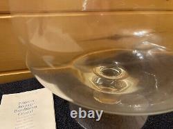 Princess House Crystal Heritage Stem Punch Bowl Set Bowl With 12 Glasses