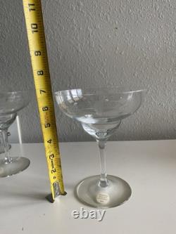 Princess House Punch Bowl Set 6 Glasses & Pitcher Romania Floral Design Vintage