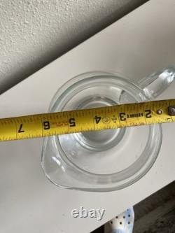 Princess House Punch Bowl Set 6 Glasses & Pitcher Romania Floral Design Vintage