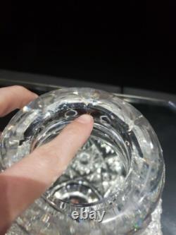 Punch Bowl Base stand American Brilliant period Cut Glass Johnson Carlson