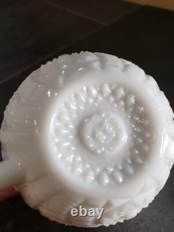 Punch Bowl Set 20 Pieces Thatcher McKee Concord Milk Glass 1950s