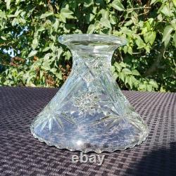 Punch Bowl Stand 12 Cups Vintage Anchor Hocking EAPC Star of David
