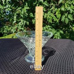 Punch Bowl Stand 12 Cups Vintage Anchor Hocking EAPC Star of David