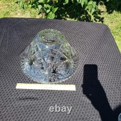 Punch Bowl Stand 12 Cups Vintage Anchor Hocking EAPC Star of David