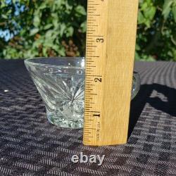 Punch Bowl Stand 12 Cups Vintage Anchor Hocking EAPC Star of David