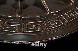 RARE 1920's Vintage Heisey Greek Key 21 Punch Bowl Underplate