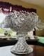 RARE ABP Fostoria Rosby Pattern XL Punch Bowl With Stand LADLE & 9 Cups Excellent