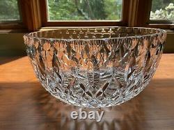 RARE Custom Cut Crystal Waterford Design Punch Bowl and 22 cups! (Germany)