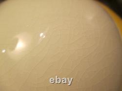 RARE Tom & Jerry YELLOW Gold Trimmed Punch Bowl Set With 6 Cups