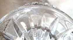 RARE Waterford Crystal MASTER CUTTER Pedestal Footed Punch Bowl 9 3/4