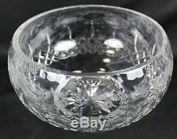 ROGASKA Gallia PUNCH Bowl + 12 CUPS Cut CRYSTAL