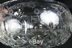 ROGASKA Gallia PUNCH Bowl + 12 CUPS Cut CRYSTAL