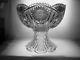 Rare American Brilliant 2 Part Punch Bowl In Columbia By Blackmer Stunning
