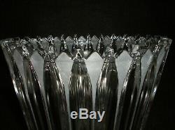 Rare Antique BACCARAT Crystal Glass Punch Bowl with Cover & 6 Matching Cups