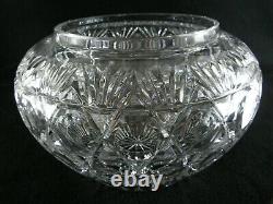 Rare Antique BACCARAT Finest Flawless Crystal Punch Bowl & 12 Matching Cups