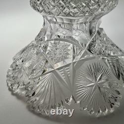 Rare Bergen Magnet ABP Cut Glass Punch Bowl Rare Bergen Magnet ABP Cut Glass Punch Bowl