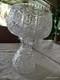 Rare Genuine Antique American Brilliant Period Cut Glass Punch Bowl And Pedestal