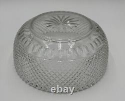 Rare Pairpoint ABP Cut Glass Strawberry Diamond Punch Bowl