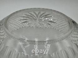 Rare Pairpoint ABP Cut Glass Strawberry Diamond Punch Bowl