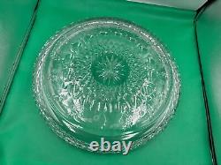 Rare Rogaska Crystal GALLIA Large Punch Bowl set Tray + 16 x Cups (18 pcs total)