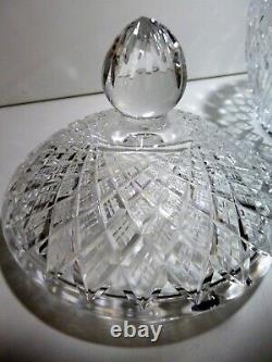 Rare VINTAGE Waterford Crystal MASTER CUTTER Lidded Punch Bowl Made in Ireland