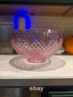 Rare VTG LE Smith Pink Pineapple Butt Punch Bowl Large GORGEOUS