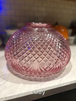 Rare VTG LE Smith Pink Pineapple Butt Punch Bowl Large GORGEOUS