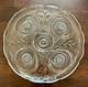 Rare Vintage L. E. Smith 21 Pinwheel & Stars Punch Bowl Underplate Platter EUC