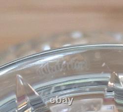 Rare Waterford Crystal Large Centerpiece Footed Punch Bowl Scalloped Edge 9