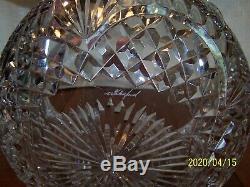 Rare Waterford Crystal Master Cutter Centerpiece Punch Bowl 10 T X 8 W