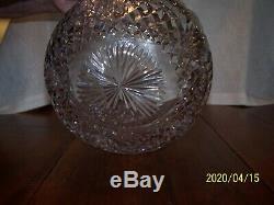 Rare Waterford Crystal Master Cutter Centerpiece Punch Bowl 10 T X 8 W