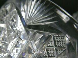 Rare set of 5 ABP Libbey Wedgemere Pattern Cut Glass Crystal Punch Cups