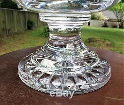 Raremassive Pedestal Punch Bowl Signed Jim O'leary Waterford 12lb's