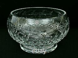 Rogaska Gallia Crystal 10 Punch Bowl Good Condition