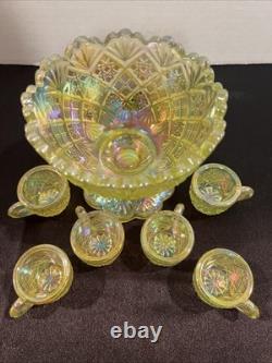 Rosso Mini Uranium Punch Bowl Set