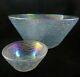 Set Anchor Hocking Soreno Aurora Chip Dip Serving Punch Salad Bowl Iridescent