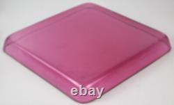 Set Glass Beaker Punch Bowl Tray Gold-Ruby around 1900 O766