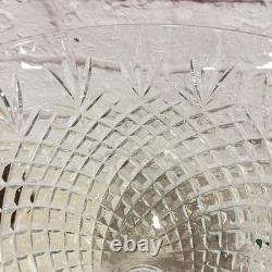 Shannon 24% Lead Crystal Diamond Cut Punch Bowl, Cups & Ladle 9pc Total Godinger