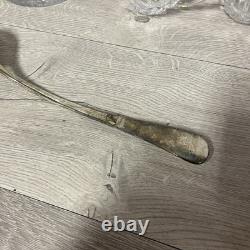 Shannon 24% Lead Crystal Diamond Cut Punch Bowl, Cups & Ladle 9pc Total Godinger