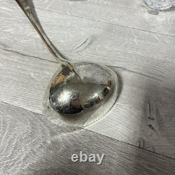 Shannon 24% Lead Crystal Diamond Cut Punch Bowl, Cups & Ladle 9pc Total Godinger